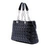 Dior Large Patent Cannage Lady Dior Soft Shopping Tote Secondhand