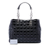 Secondhand Dior Large Patent Cannage Lady Dior Soft Shopping Tote