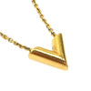 Secondhand Louis Vuitton Gold Plated Essential V Necklace