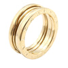 Secondhand Bvlgari 18K Yellow Gold B.Zero1 Three Band Ring
