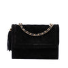 Chanel Quilted Suede Tassel Flap Secondhand