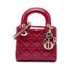 Dior Mini Patent Cannage Lady Dior Secondhand