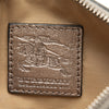 Secondhand Burberry Supernova Check Cutout Leather Pochette