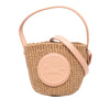 Chloé Mifuko Mini Raffia Horse Medal Basket Bag Secondhand