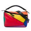 LOEWE Small Calfskin Rainbow Puzzle Satchel Secondhand