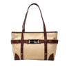 Bvlgari Leather Trimmed Canvas Tote Secondhand
