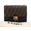 Fendi Medium FF 1974 Embossed Leather Kan U Top Handle Bag Secondhand