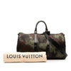 Louis Vuitton Monogram Camouflage Nylon Keepall Bandouliere 50 Secondhand