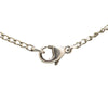 Chanel Silver Plated Enamel CC Strawberry Charm Pendant Necklace Secondhand
