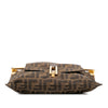 Fendi Zucca Canvas Flap Shoulder Bag Secondhand