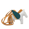 Hermès Milo Lambskin and Swift Grigri Rodeo Pegase Bag Charm PM Secondhand