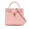 Secondhand Versace Grained Calfskin Virtus Top Handle Satchel
