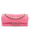 Chanel Croc Quilted Jersey Reissue 2.55 East West Double Flap Secondhand