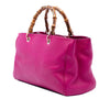 Gucci Medium Calfskin Bamboo Shopper Satchel Secondhand