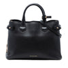 Burberry Medium Leather and House Check Banner Satchel Secondhand