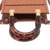 Fendi Mini Leather Sunshine Shopper Tote Secondhand