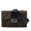 Fendi Zucca Canvas Convertible Baguette Pouch Secondhand