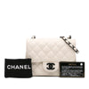 Chanel Mini Square Classic Crumpled Calfskin Single Flap Secondhand