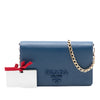 Prada Saffiano Lux Monochrome Wallet on Chain Secondhand