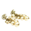Chanel CC Gold Plated Faux Pearl Tassel Drop Push Back Closure Secondhand