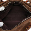 Chanel CC Suede Tortoise Chain Tote Secondhand