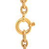 Chanel CC Gold Plated Gripoix Cross Pendant Necklace Secondhand