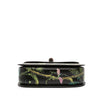 Gucci Printed Calfskin Tropical Bamboo Night Satchel Secondhand