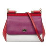 Dolce & Gabbana Small Tricolor Grained Calfskin Miss Sicily Satchel Secondhand