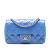 Chanel Mini Rectangular Classic Patent Single Flap Secondhand