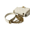 Chanel Mini Quilted Shiny Lambskin Dual Chain Flap Secondhand