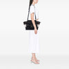 Burberry Leather and Mega Check Canvas Harcourt Satchel Secondhand