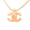 Chanel CC Resin and Cord Pendant Necklace Secondhand