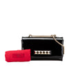 Valentino Patent Vava Voom Chain Clutch Secondhand