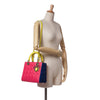 Dior Medium Tricolor Lambskin Cannage Lady Dior Secondhand