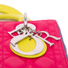 Dior Medium Tricolor Lambskin Cannage Lady Dior Secondhand