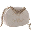 Chanel CC Quilted Studded Lambskin Round Camera Bag Secondhand