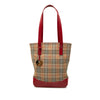 Burberry Haymarket Check Canvas Tote Secondhand