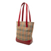 Burberry Haymarket Check Canvas Tote Secondhand