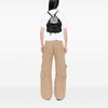 Gucci Canvas and Calfskin Jackie Drawstring Backpack Secondhand
