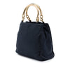 Prada Tessuto Metal Handle Bag Secondhand
