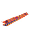 Hermès Belles Du Mexique Silk Twilly Scarf Secondhand