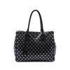 Prada Large City Calf Grommet Galleria Double Zip Satchel Secondhand