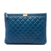 Chanel Medium Quilted Caviar Boy O Case Clutch Secondhand