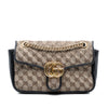 Gucci Medium GG Marmont Matelasse Diagonal GG Canvas Shoulder Bag Secondhand