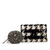 Chanel CC Houndstooth Tweed Wallet On Chain Secondhand