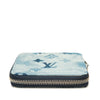 Louis Vuitton Monogram Denim Watercolor Hickory Stripes Compact Wallet on Strap Secondhand