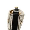 Saint Laurent Striped Canvas Rive Gauche Bucket Bag Secondhand