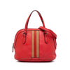 Gucci Mini Leather Web Dome Satchel Secondhand