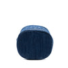 Chanel CC Quilted Denim Trip Vanity Case with Chain Secondhand