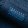 Chanel CC Quilted Denim Trip Vanity Case with Chain Secondhand